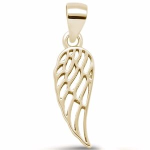 Yellow/Rose Plated Angel Wing .925 Sterling Silver